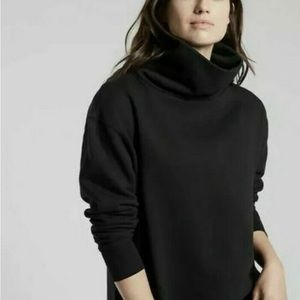Athleta Funnel Neck Fleece Sweatshirt